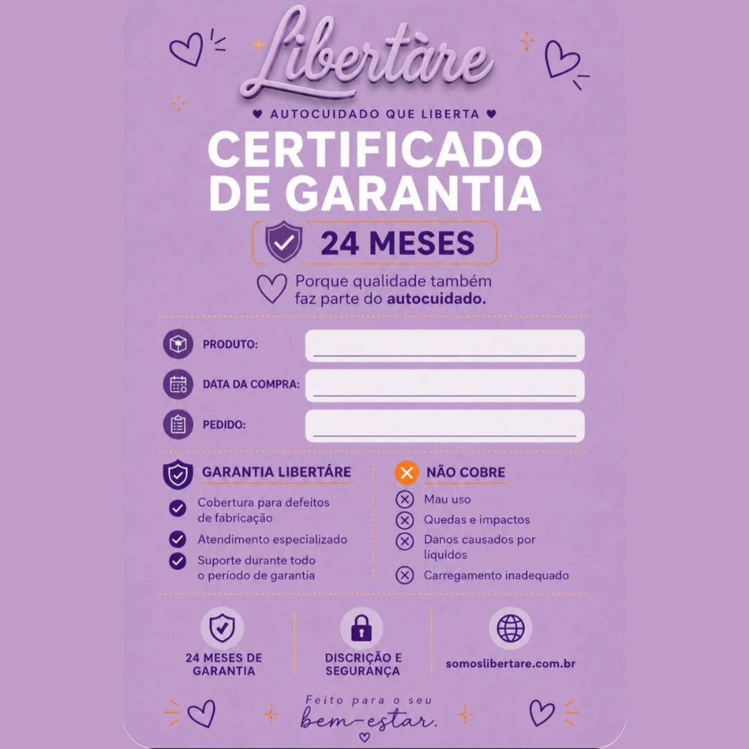 Chama™ Libertàre | Varinha Mágica Recarregável com USB Integrado