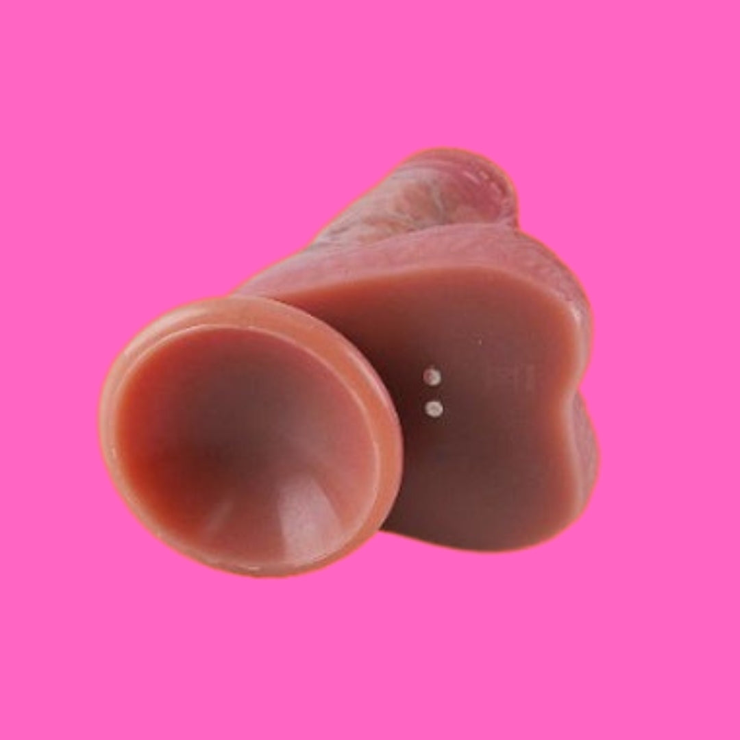 Mr John - Vibrador Realístico com Vai e Vem + Aquecimento | 20 cm
