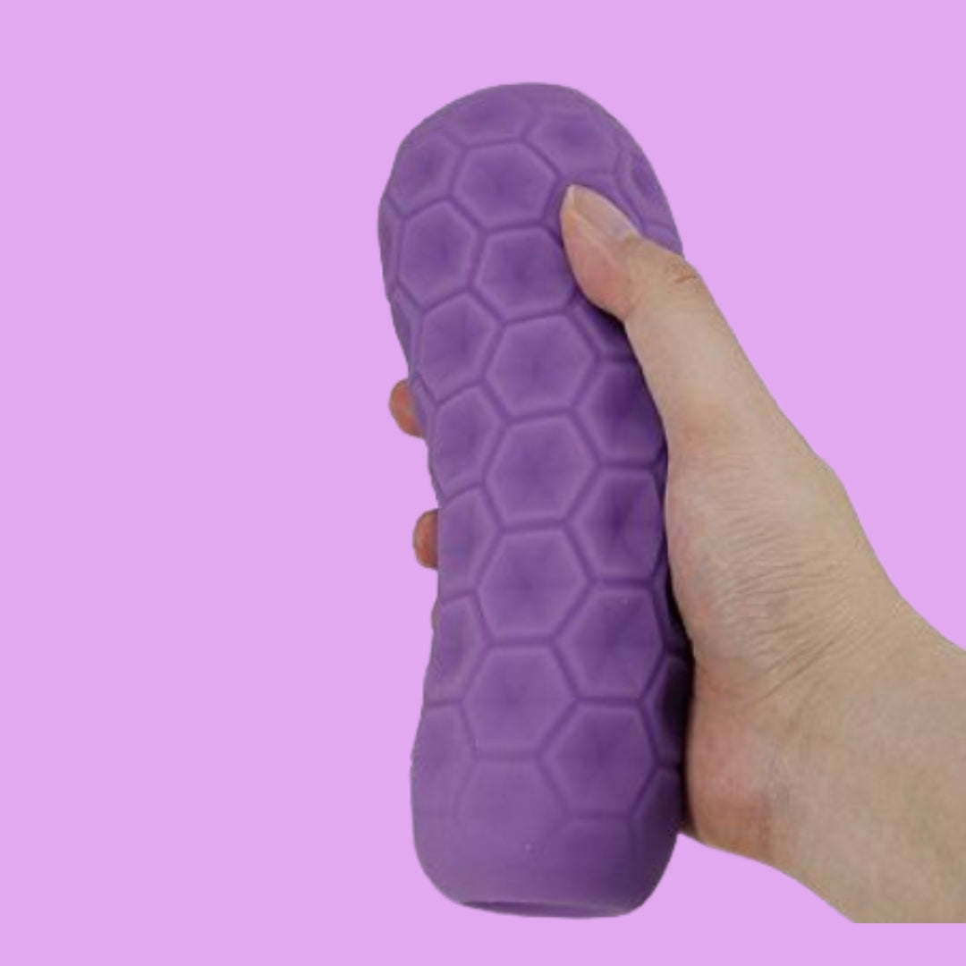 Masturbador Masculino com 2 Esferas Massageadoras | Estimulação 360°