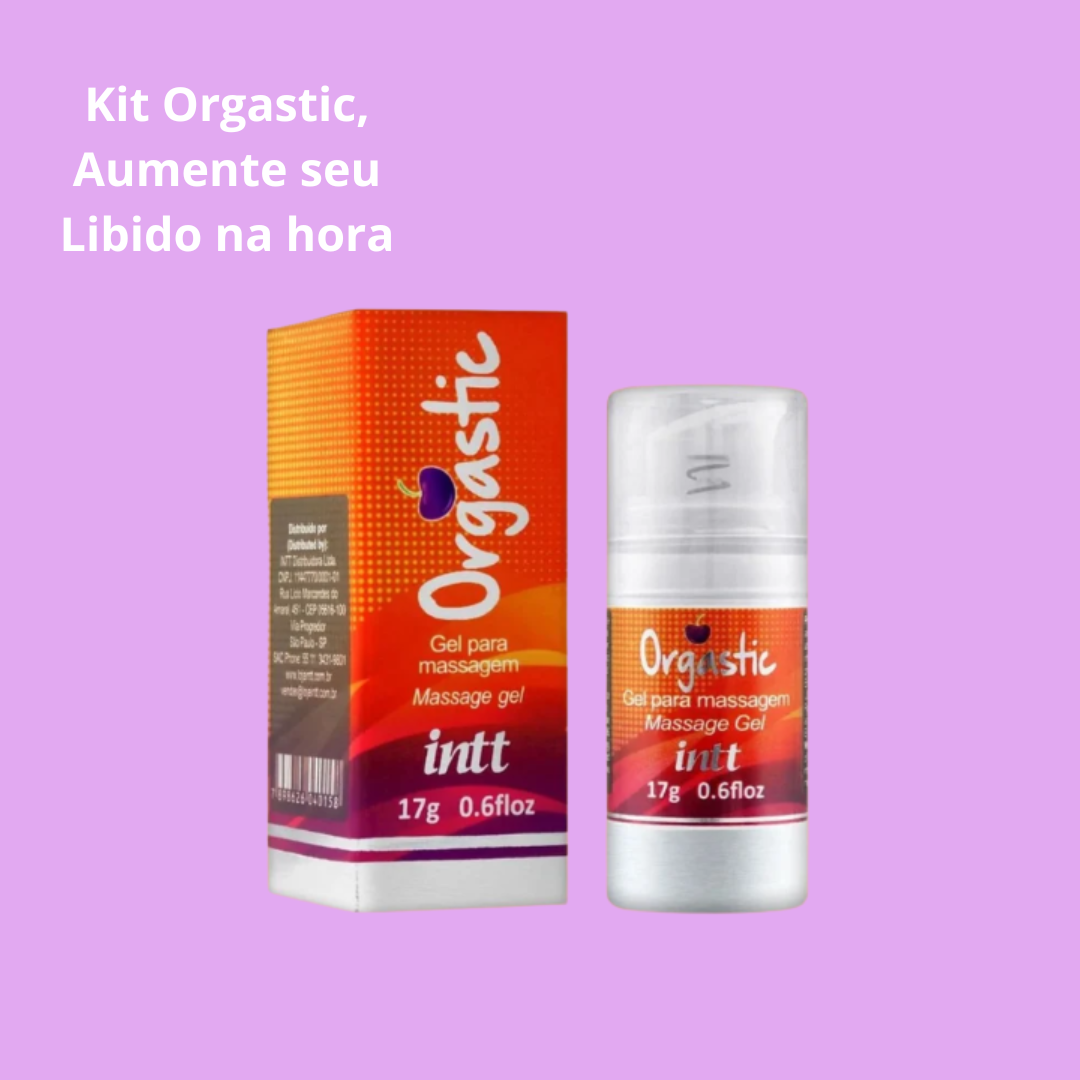 Kit Libido — Rabbit 3 em 1 Power Touch + Orgastic Gel & Cápsulas Intt