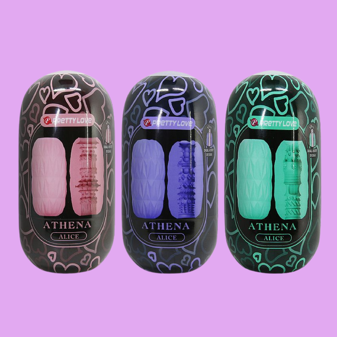 Egg Athena™ Pretty Love | Masturbador Masculino Texturizado em TPE