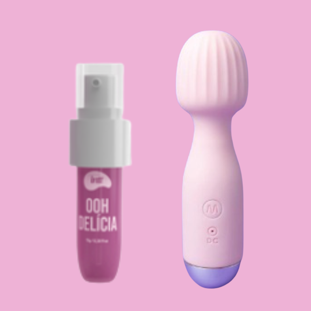 Já cantou hoje? Então prepara o microfone, porque hoje o show tem um toque de delícia!

Tem experiências que começam com uma vibração e terminam com aquele gostinho de quero mais.

O Kit Delícia Libertàre combina a potência da nossa Varinha Mágica Aura, produto exclusivo de marca própria, com o sabor irresistível da Calda Beijável Picante Ooh Delícia Amora 11g, que você ganha de presente!

Você compra a Aura e GANHA a Calda Picante Ooh Delícia Amora!

Uma combinação de vibração, massagem, sabor e sensações 