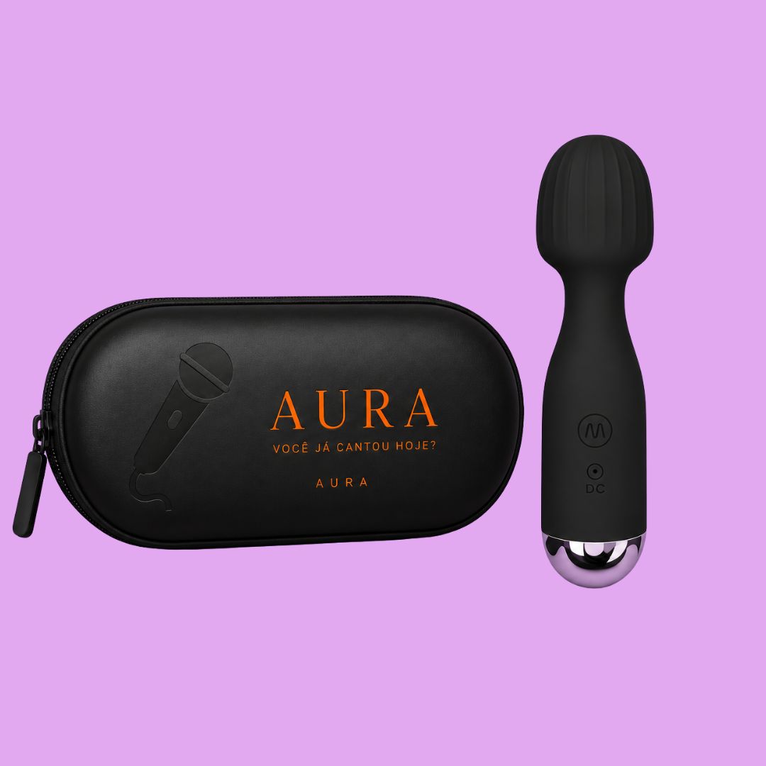 Aura – Varinha Mágica Recarregável | Linha Black