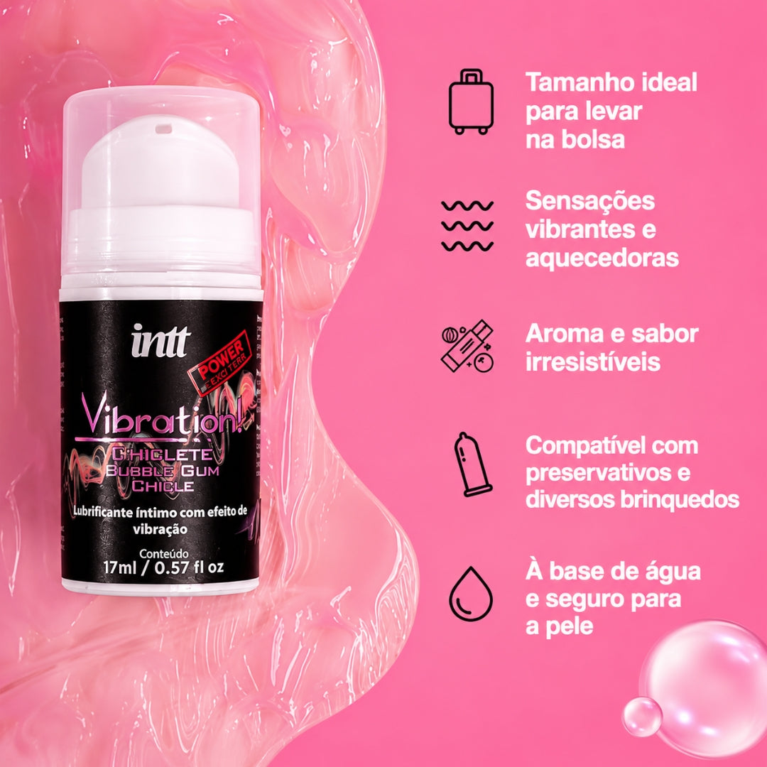 Aura – Varinha Mágica Recarregável + Vibration sabor Chicletes de Brinde