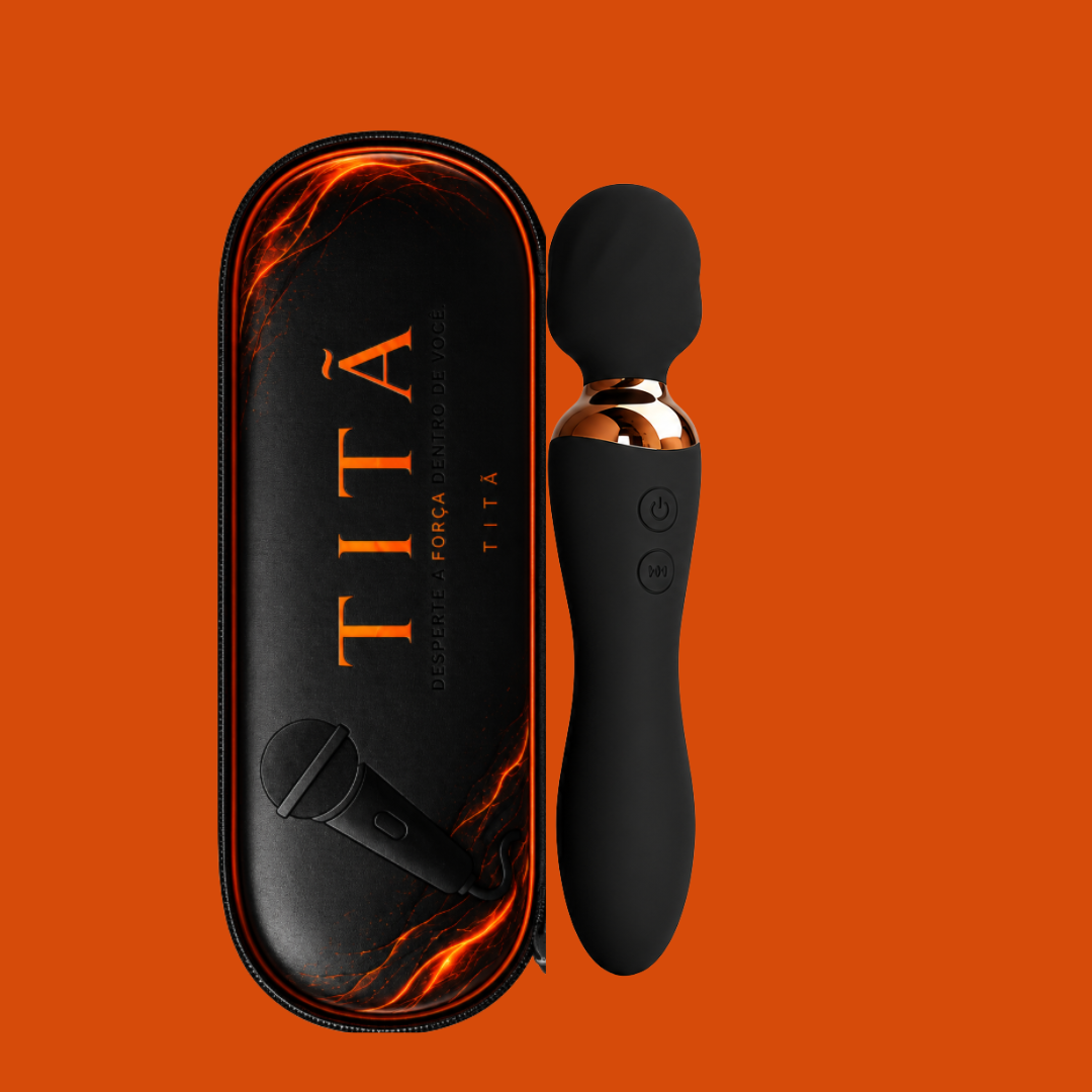 Titan™ | Varinha Mágica 2 em 1 com Aquecimento Inteligente - Vermelho