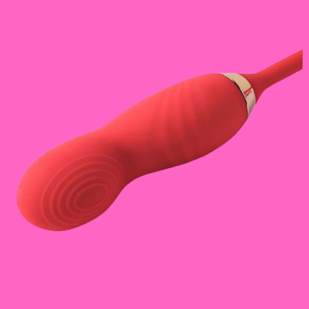 Flowery  | Vibrador Rosa e Movimento "Vem Cá"