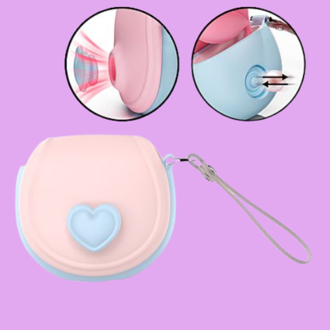 Love Bag -  Vibrador de Pulsação e Tapping com Bullet