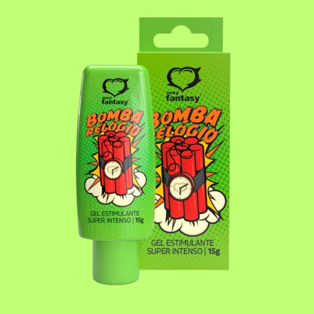 Bomba Relógio Gel Estimulante Super Intenso
