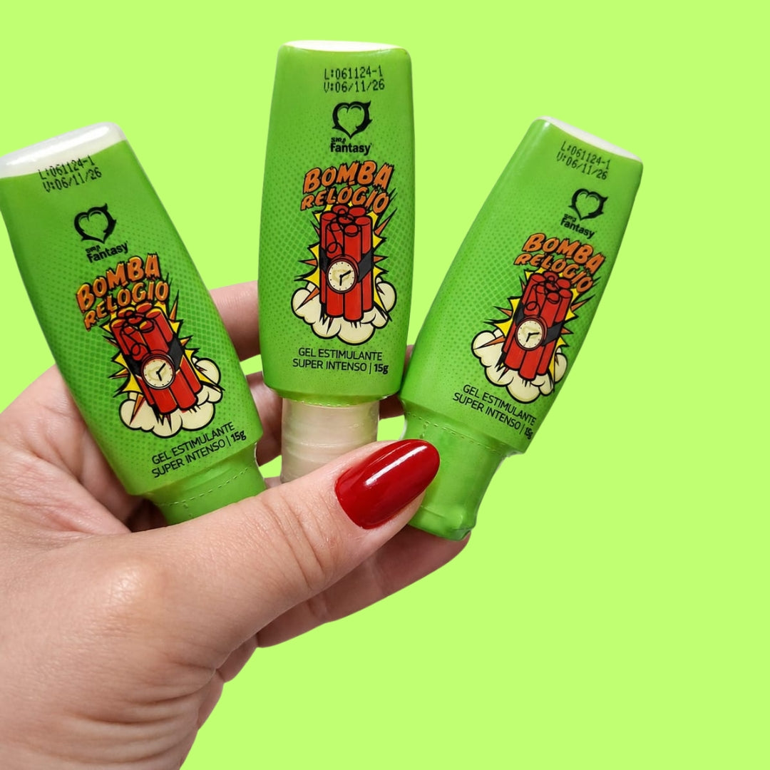 Bomba Relógio Gel Estimulante Super Intenso