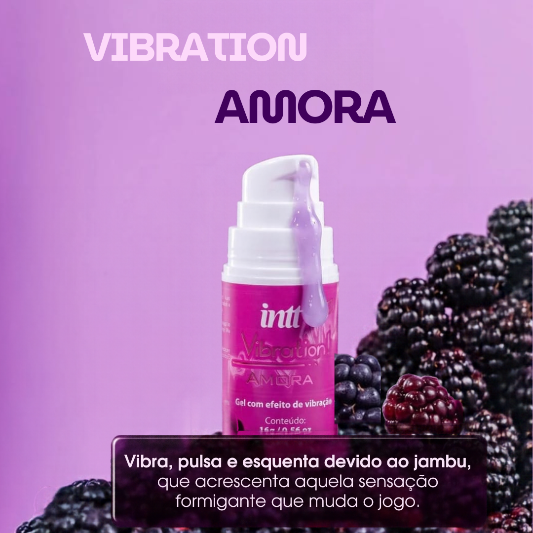 Kit Mamada Gostosa — Vibration Power Amora + Calda Picante Ooh Delícia de Brinde