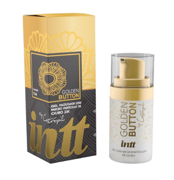 Dessensibilizante anal premium -  Intt Golden Button - Gel Facilitador Ouro 23k