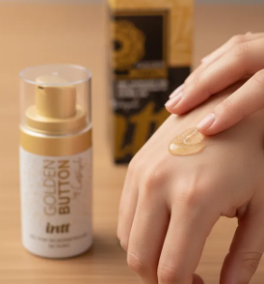 Dessensibilizante anal premium -  Intt Golden Button - Gel Facilitador Ouro 23k
