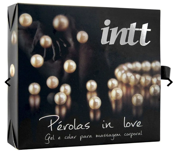 Pérolas in Love kit com colar de pérolas e gel de silicone 17ml