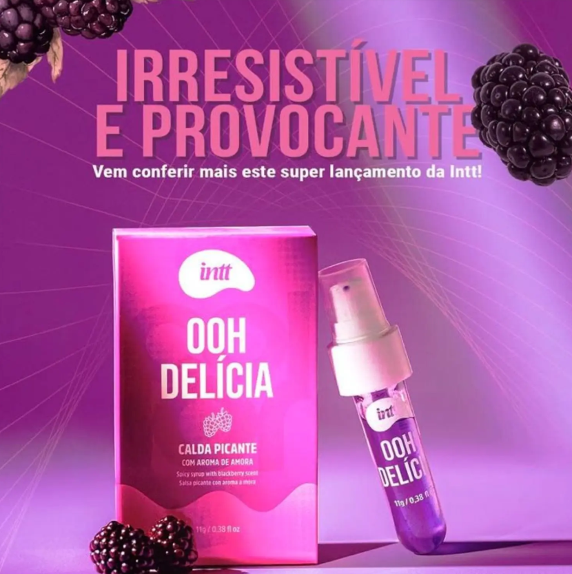 Ooh Delícia Amora Intt – Calda Picante Sabor Amora