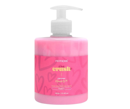 Love Crush Cream Hidratante Virilha 7 Em 1 Feitiços
