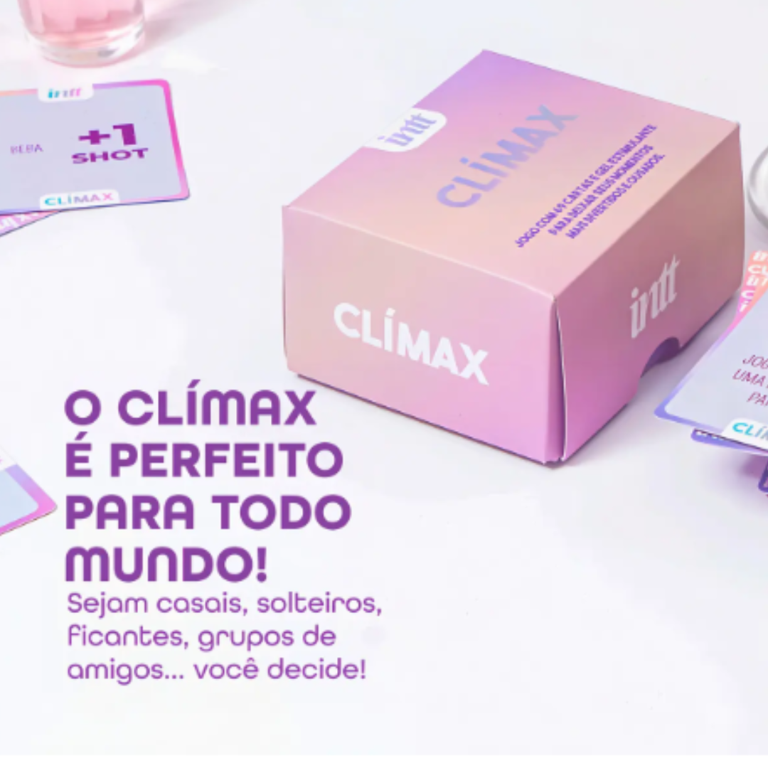 Jogo Clímax by INTT – 69 Cartas + Gel de Efeito Quente