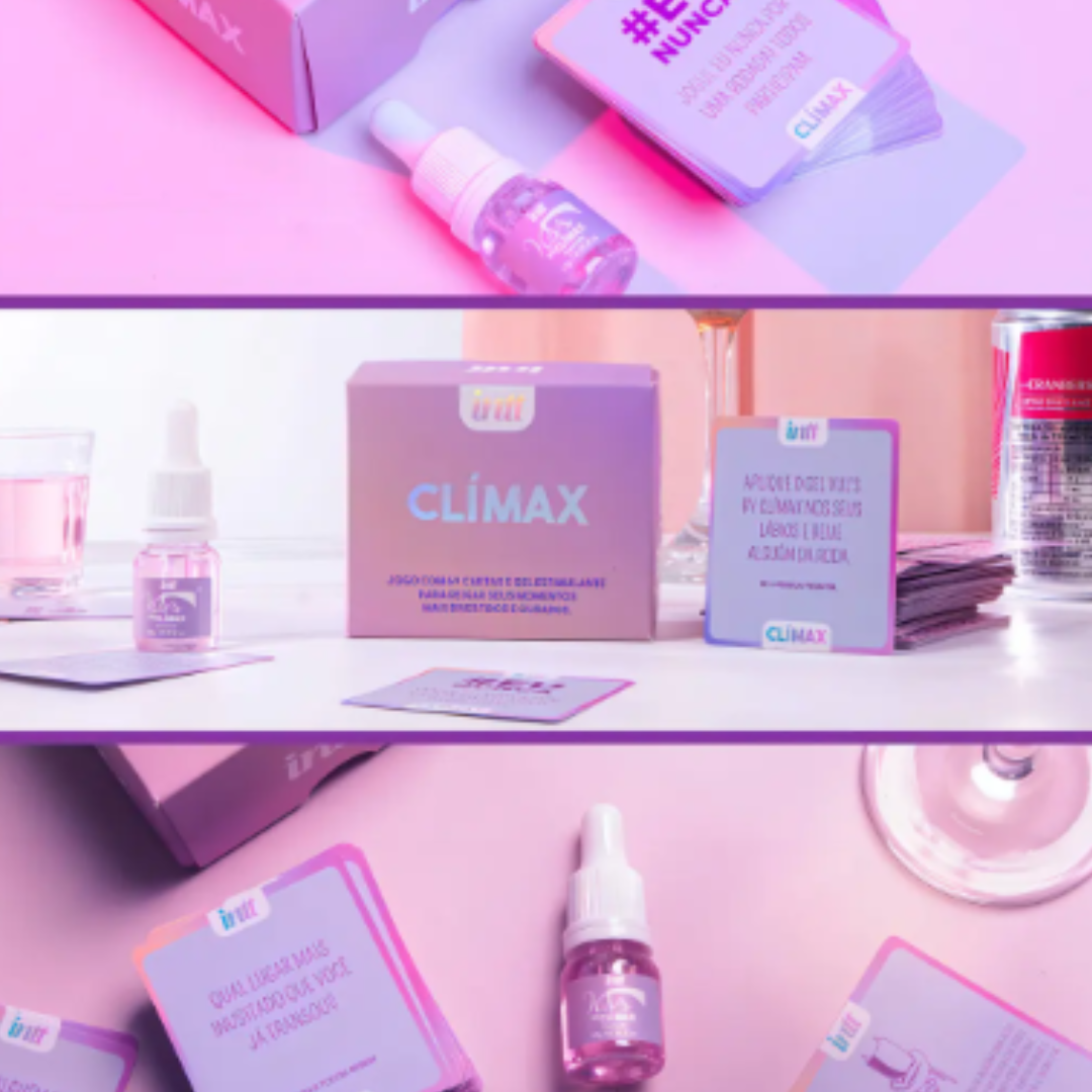 Jogo Clímax by INTT – 69 Cartas + Gel de Efeito Quente