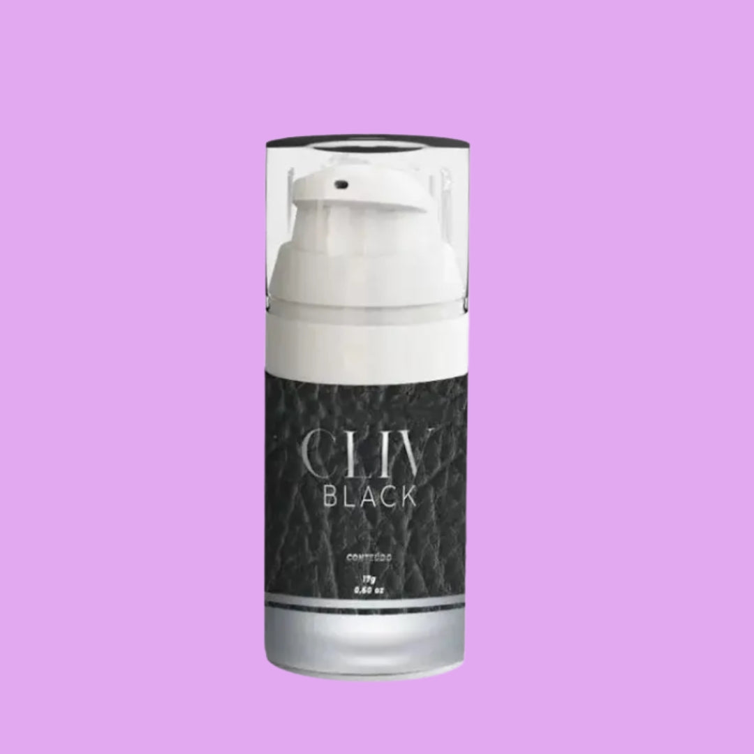 Cliv Intt Black gel facilitador com ácido hialurônico e efeito gelado 17g