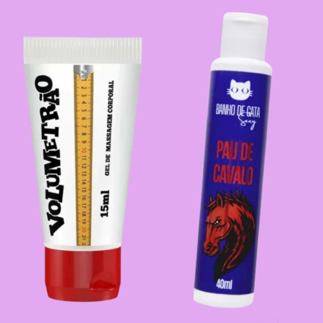 Kit Potência & Sensações – Pau de Cavalo + Volumetrão