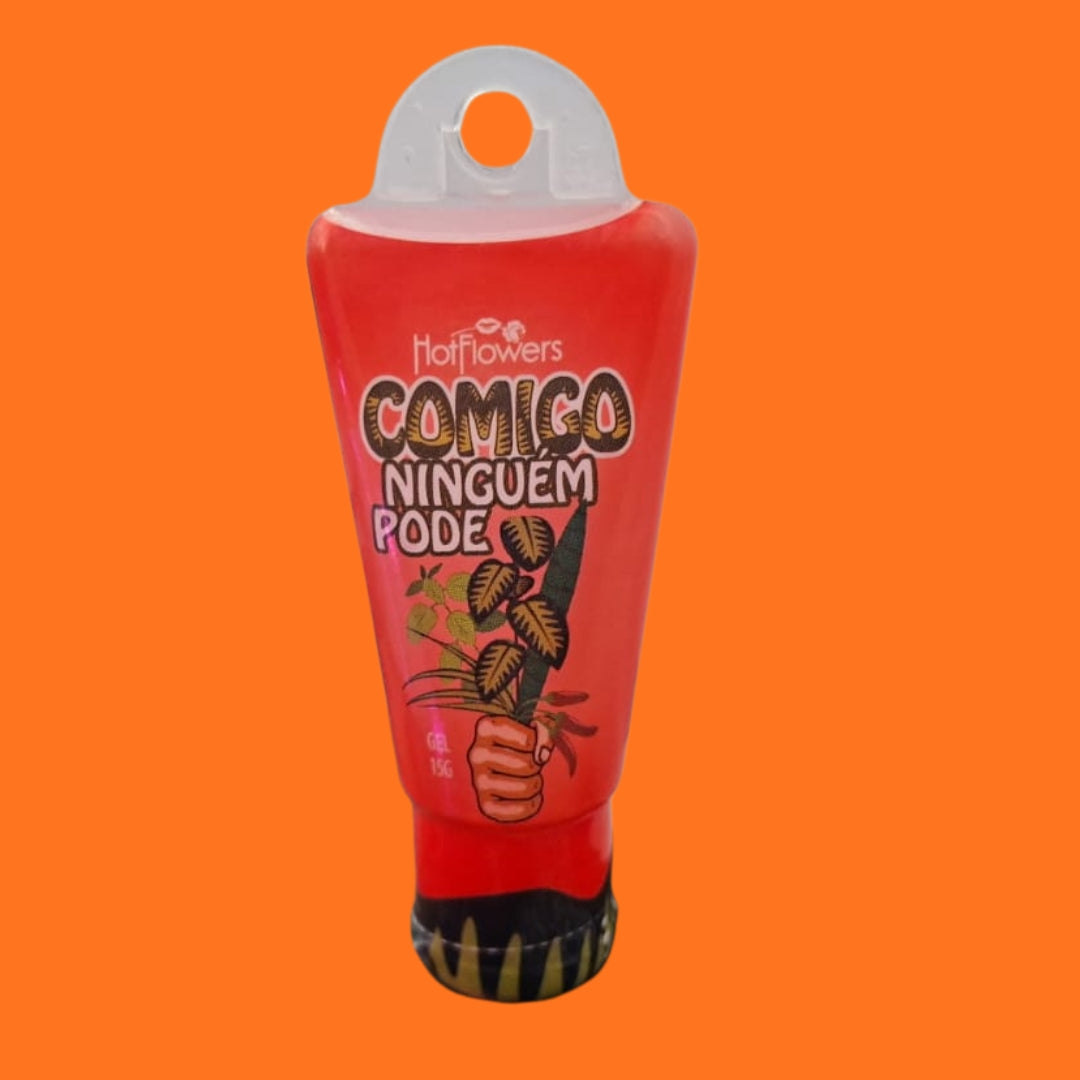 Gel Comigo Ninguém Pode 15g – Lubrificante Íntimo Unissex com Efeito de Aquecimento