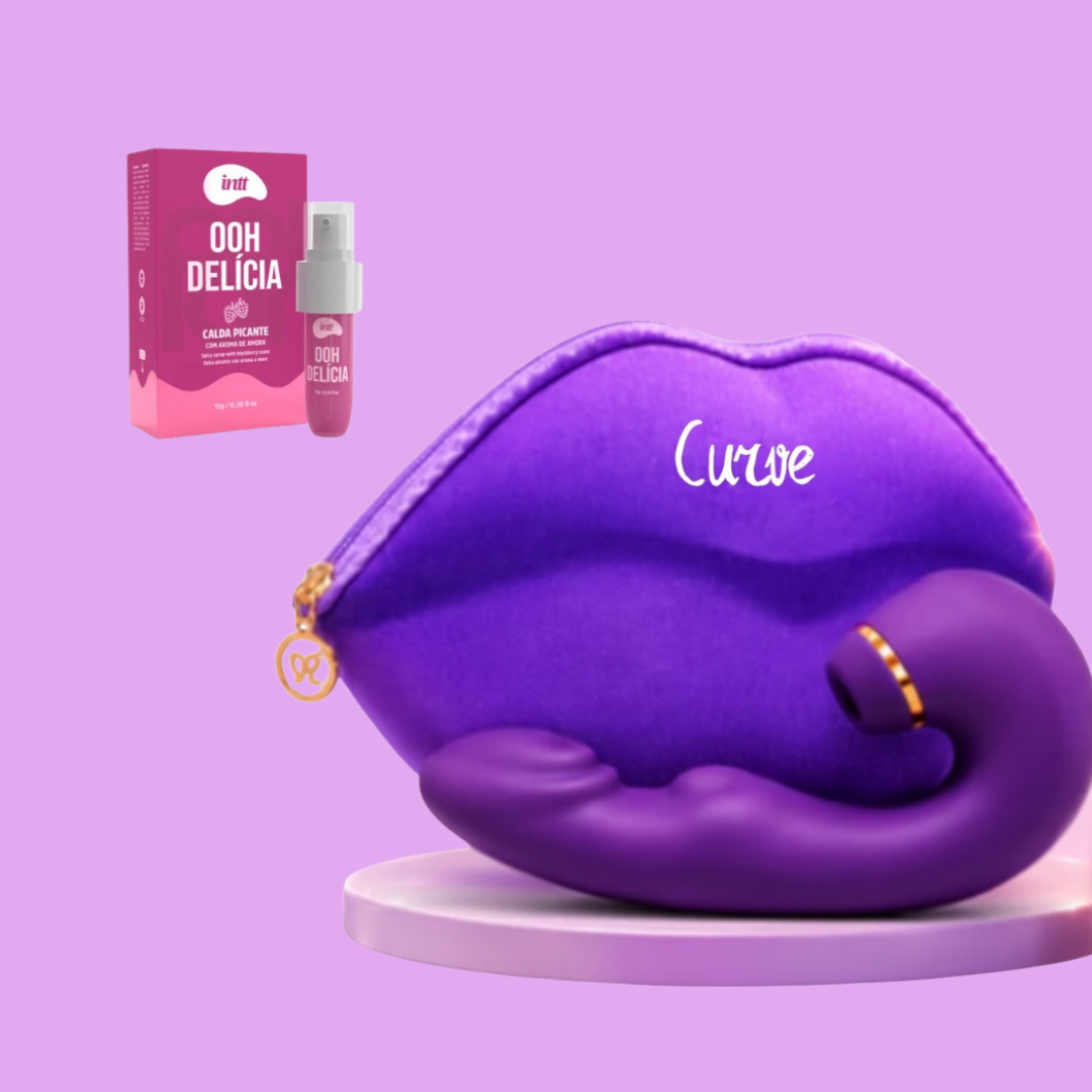 Curva de Tentação 🔥 | Curve Sugador 3 em 1 com Sucção e Power Touch + Ooh Delícia Amora
