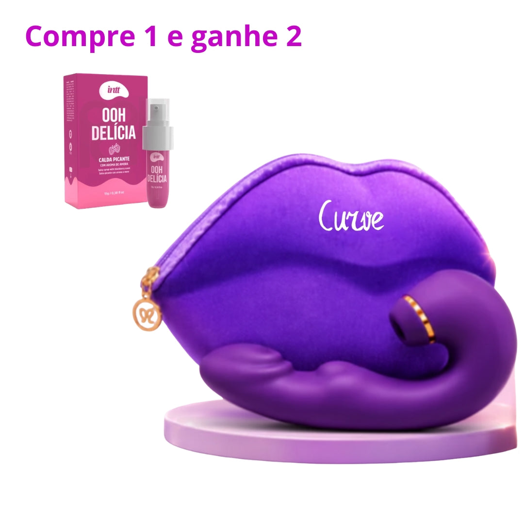 Curva – curva do prazer 🔥

por libertàre

Inspirado no que há de mais desejado no universo dos vibradores 3 em 1, o Curve nasce com a assinatura e sendo o primeiro vibrador próprio da Libertàre.

mais encaixe, mais precisão e mais entrega de prazer.

ele se reúne , toque preciso e vibração , mas se diferencia pela curvatura estratégica , projetada para encontrar o ponto g com facilidade e manter o estímulo contínuo 🔥

• 5 modos de pulsação
• 5 modos de toque preciso (power touch)
• 10 modos de vibração pr