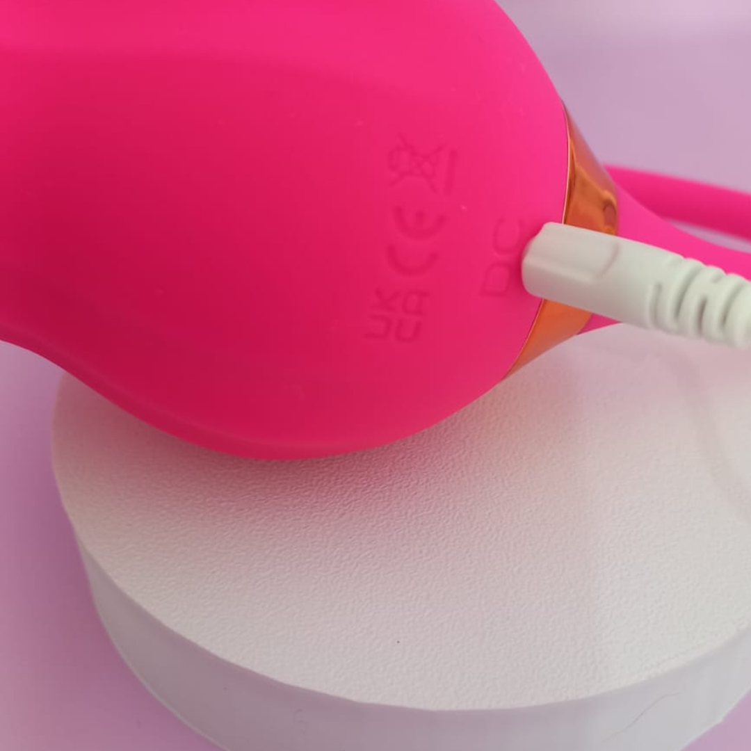 Rosa Sugadora Clitóris e ponto G - 12 Modo Vibroamor