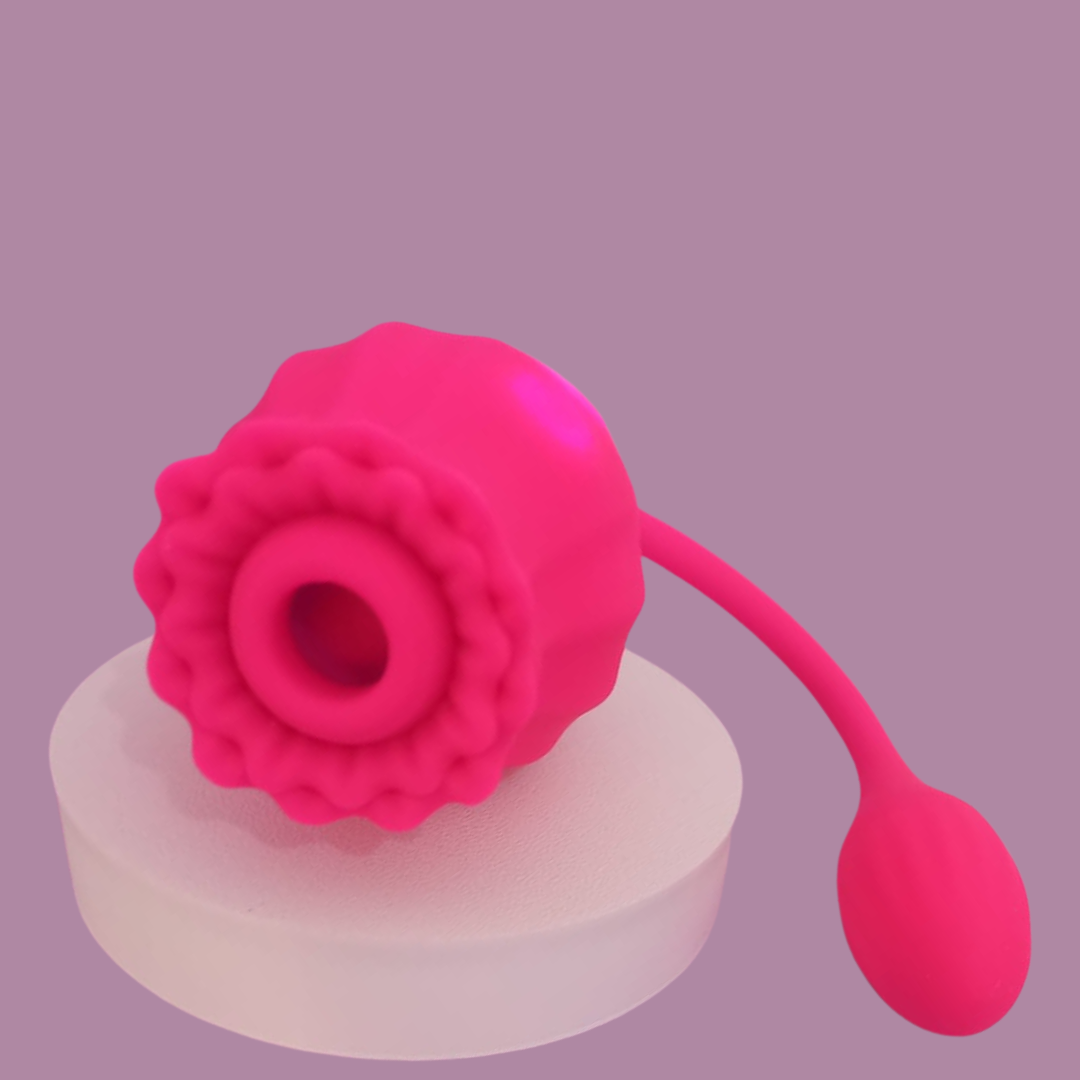 Rosa Sugadora Clitóris e ponto G - 12 Modo Vibroamor