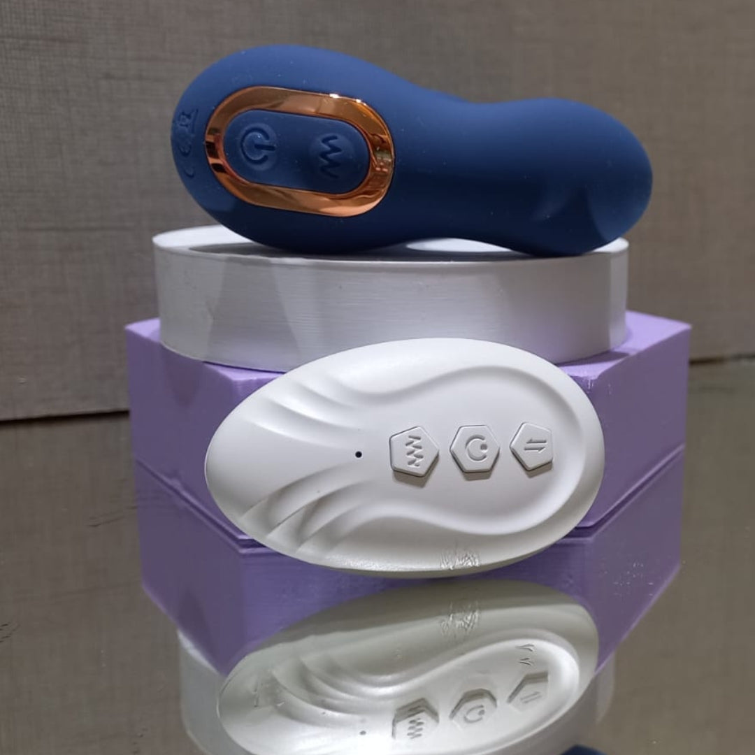 Enki Libertàre | Vibrador com Controle Remoto e Vai e Vem