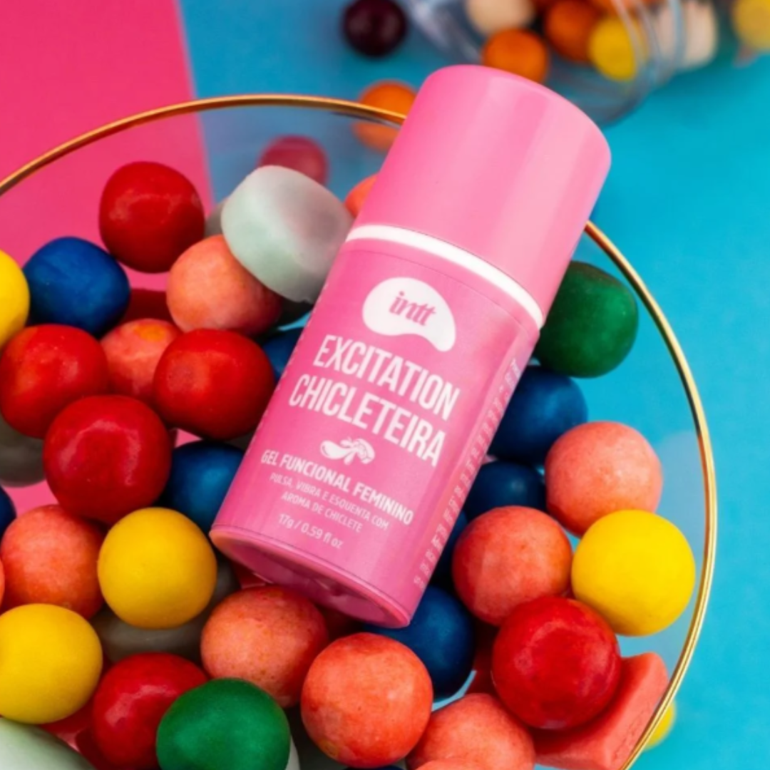Excitation Chicleteira Intt | Gel Excitante Feminino Efeito Pulsante e Aquecimento
