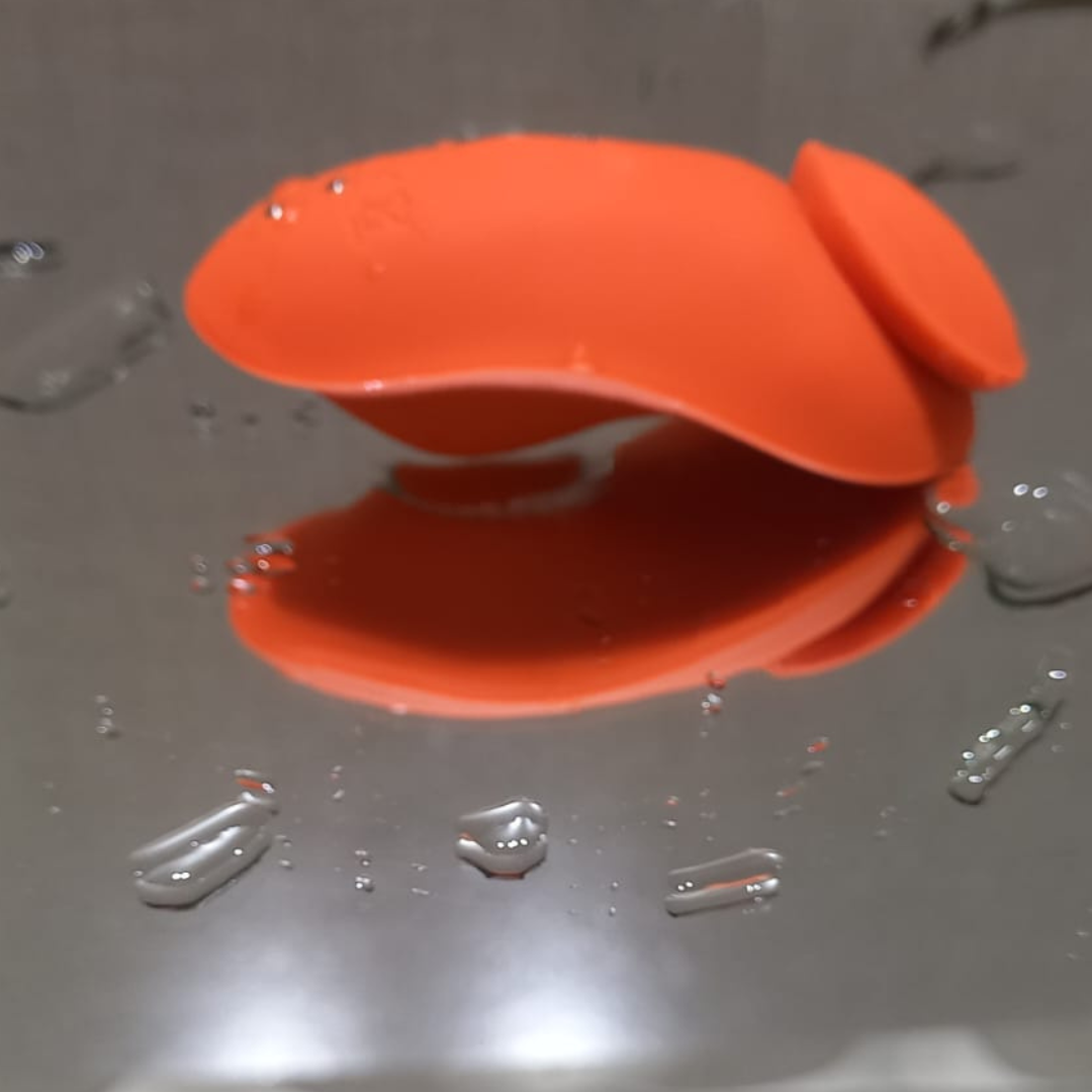 Secret Scarlet™ - Calcinha Vibratória com Controle - Leaf -RCT Turquesa