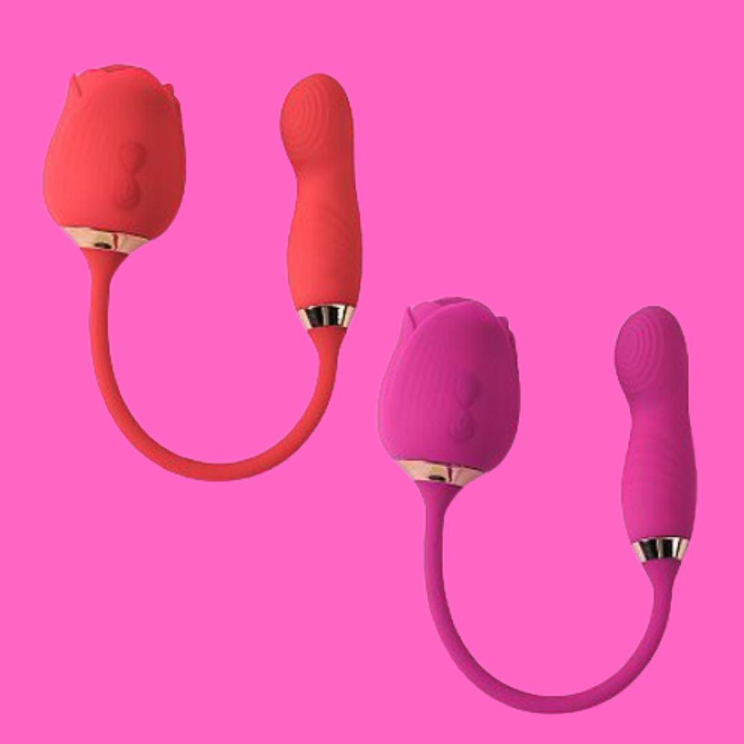 Flowery  | Vibrador Rosa e Movimento "Vem Cá"