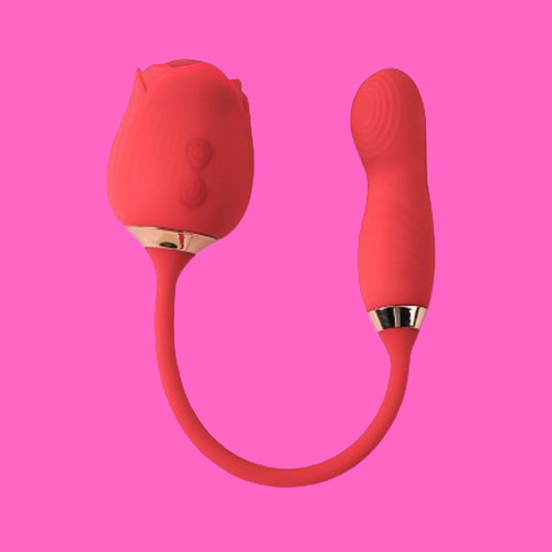 Flowery  | Vibrador Rosa e Movimento "Vem Cá"