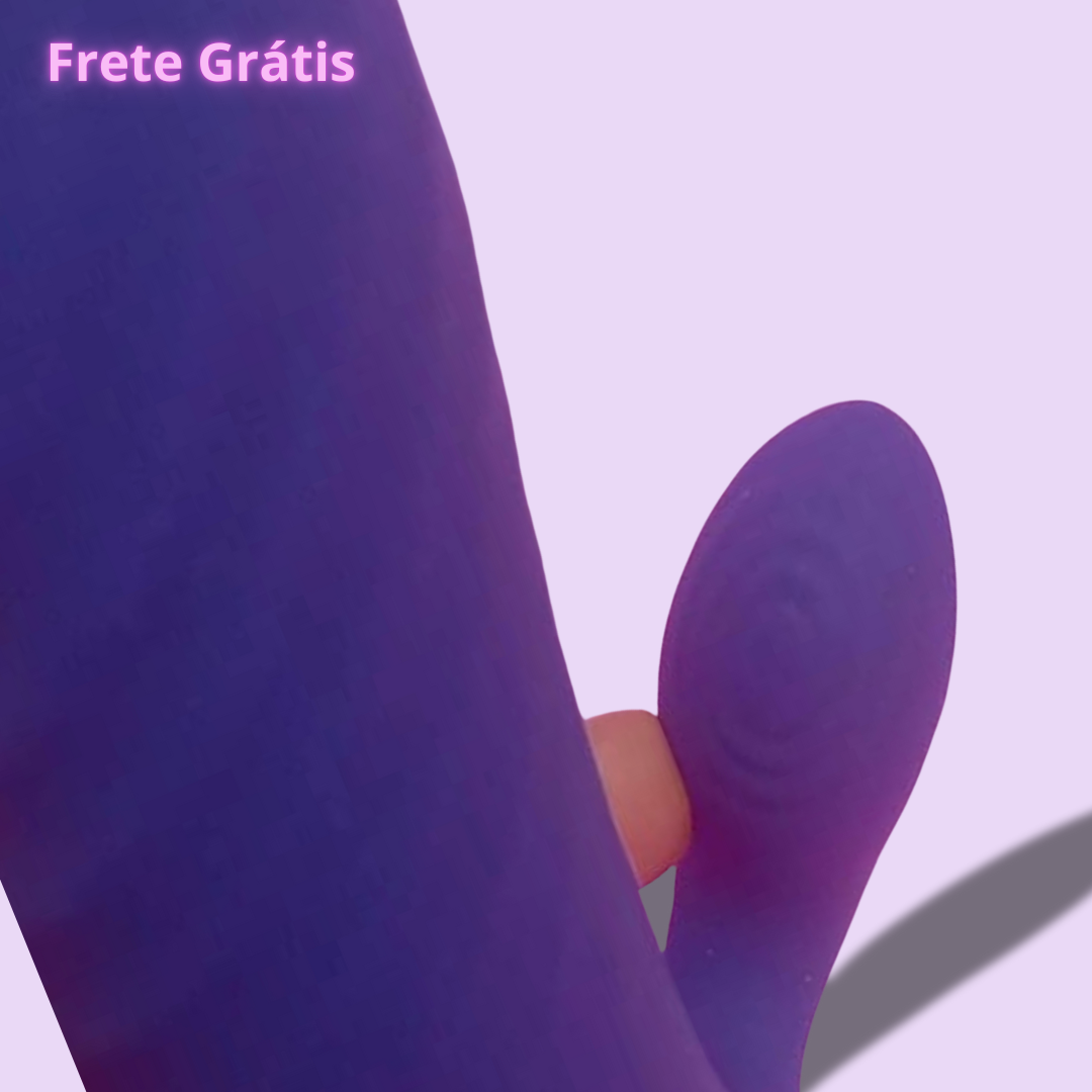 Liz — Vibrador power rabbit vai e vem, com estimulador de clitóris