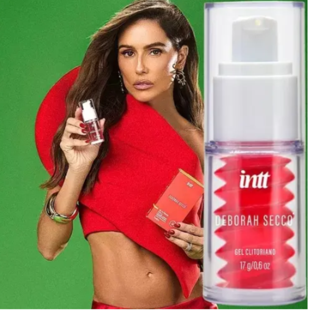 Gel Clitoriano Intt & Deborah Secco – Vibração, Pulsação e Aquecimento