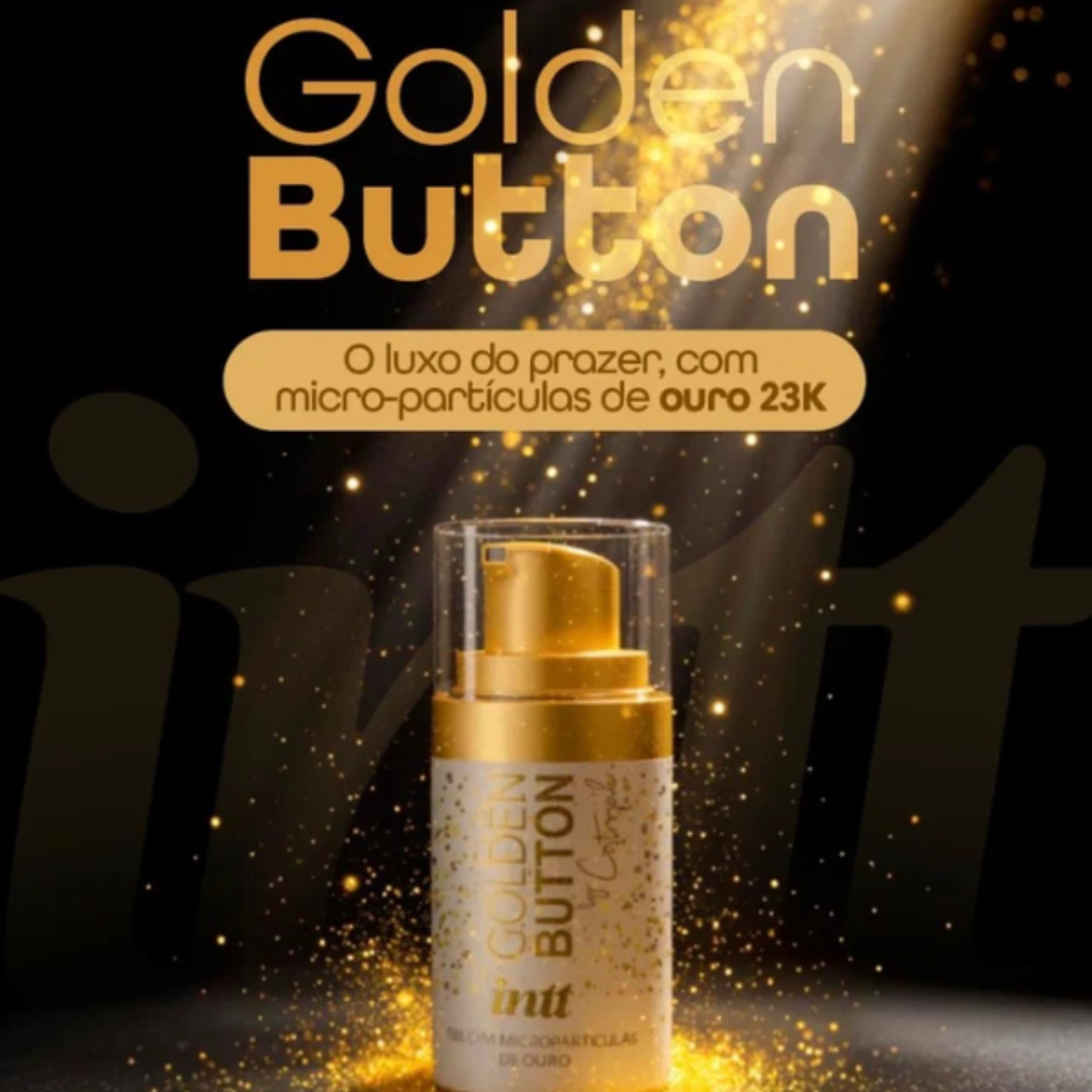 Dessensibilizante anal premium -  Intt Golden Button - Gel Facilitador Ouro 23k