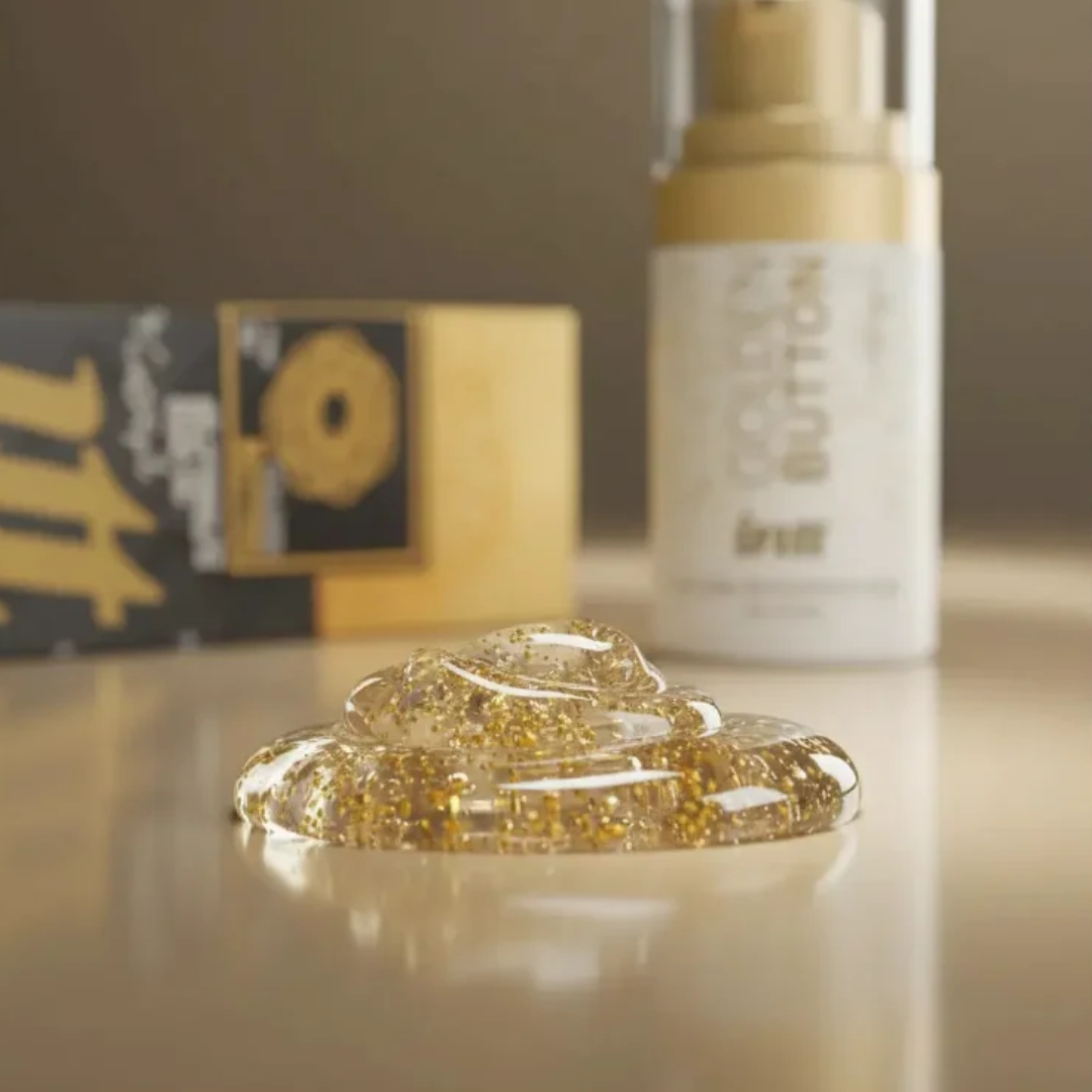 Dessensibilizante anal premium -  Intt Golden Button - Gel Facilitador Ouro 23k