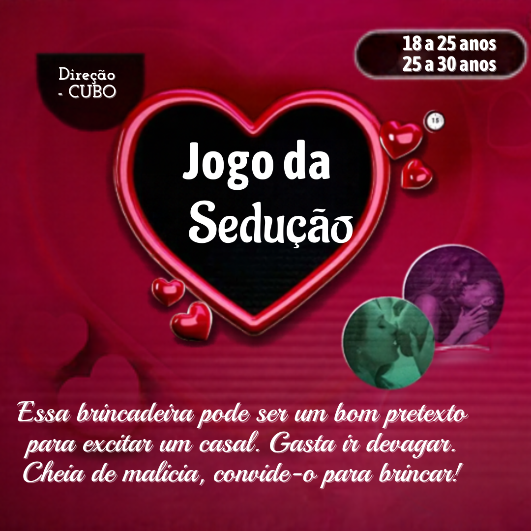 Jogo Da Sedução Tabuleiro Diversão Ao Cubo