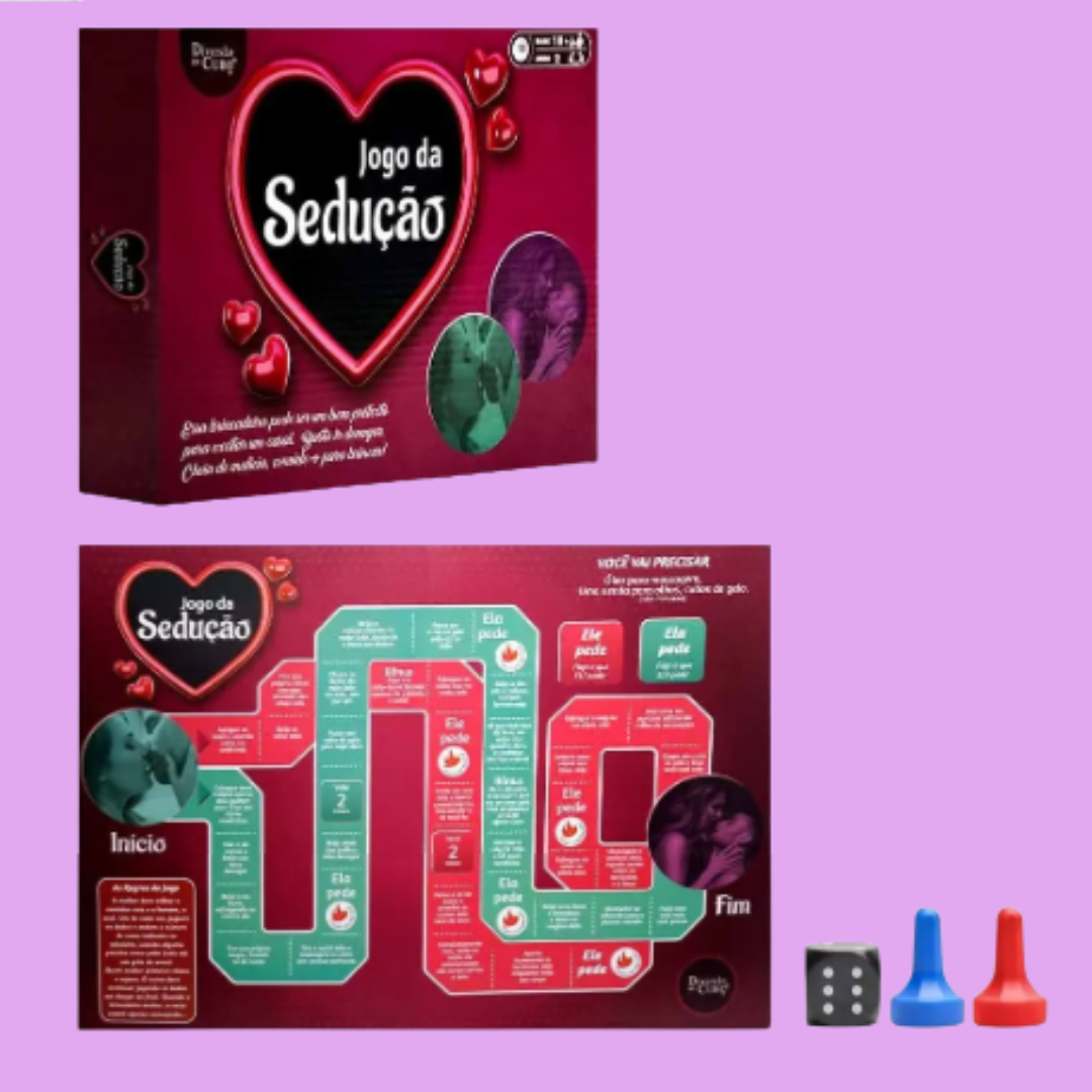 Jogo Da Sedução Tabuleiro Diversão Ao Cubo