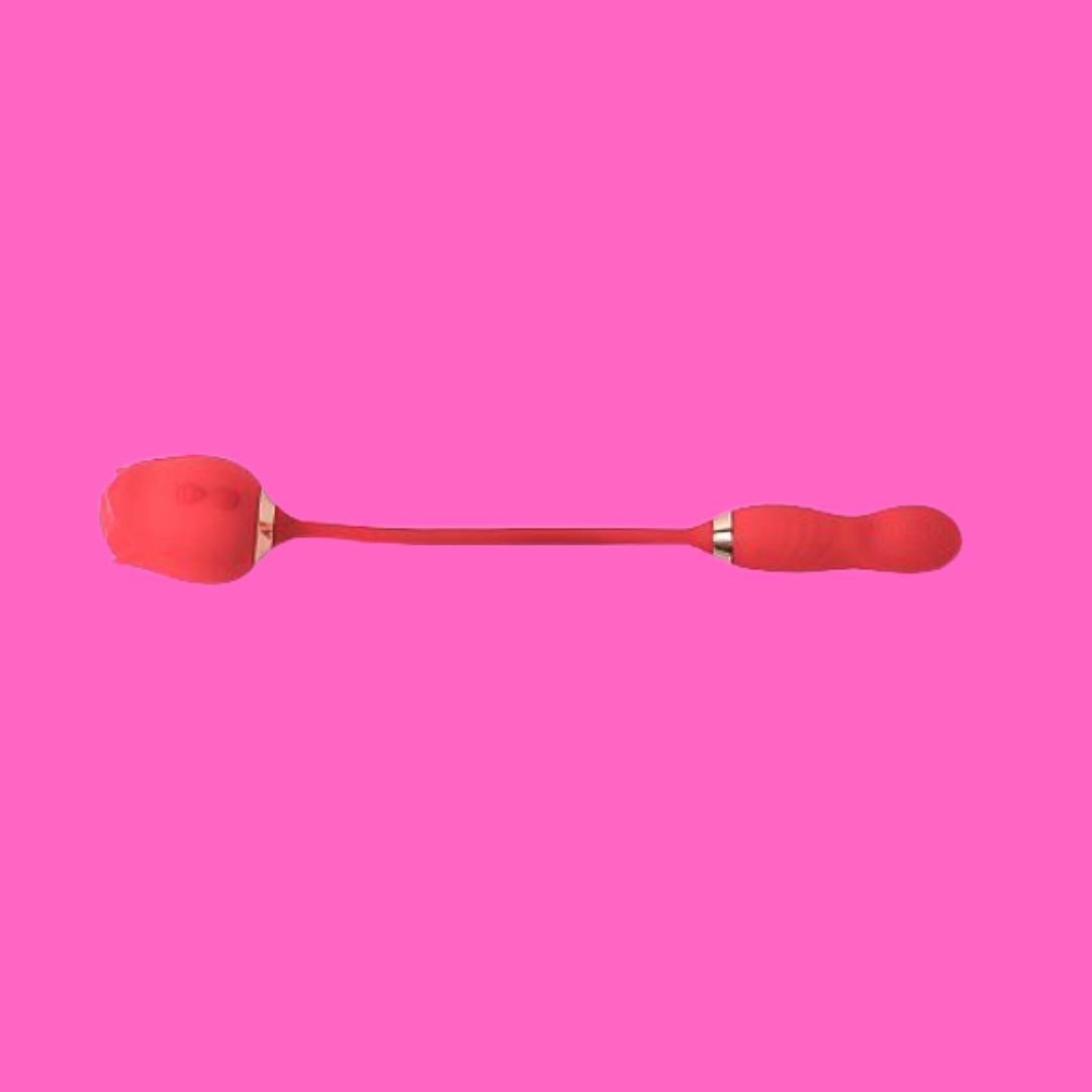 Flowery  | Vibrador Rosa e Movimento "Vem Cá"