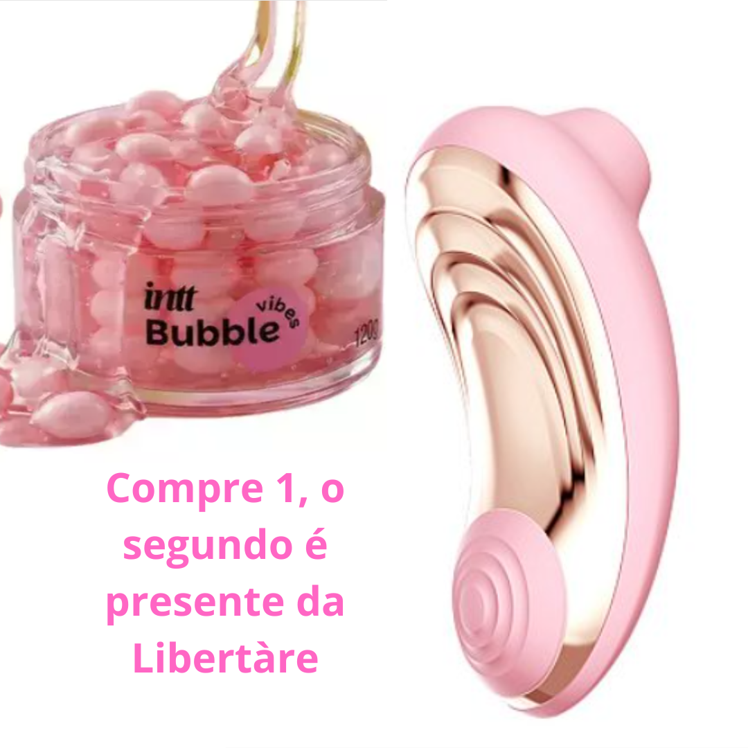 Duas tecnologias. Diferentes estímulos. Uma experiência completa de autocuidado íntimo.

O Kit Vibes&nbsp;combina um dos queridinhos da nossa linha própria, o Kiss Duo Libertàre, com o Bubble Vibes 3 em 1, gel sensorial com microesferas ativadas pelo toque.

A proposta do kit é simples: unir tecnologia, deslize e estímulos sensoriais em uma experiência que pode ser personalizada do começo ao fim.

💜 Kiss Duo&nbsp;

O Kiss Duo reúne diferentes formas de estímulo em um único produto.

Sua tecnologia combina 