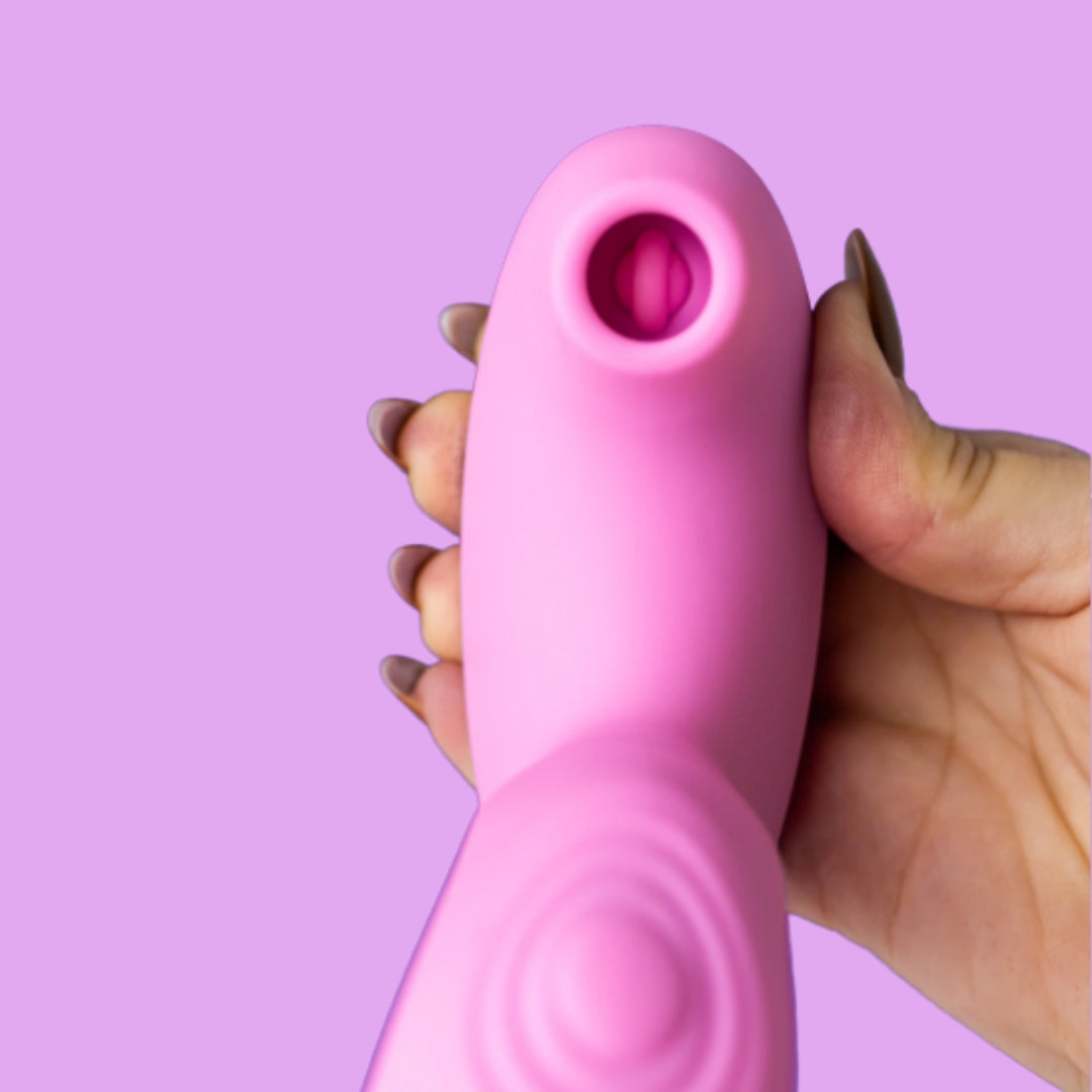 Kiss Sugador e Vibrador 3 em 1 com Power Touch