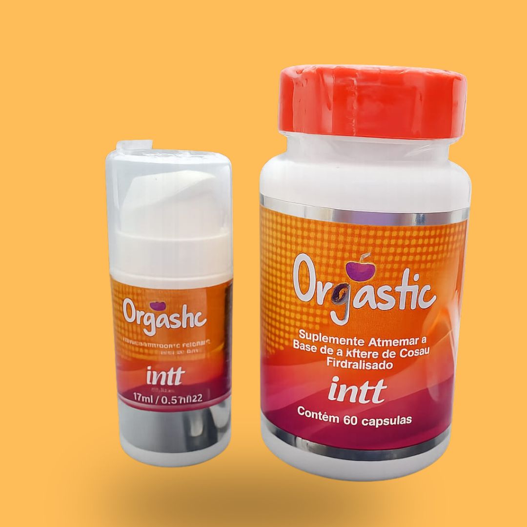 Kit Orgastic Feminino | Gel Excitante + Suplemento Multivitamínico com 60 Cápsulas
