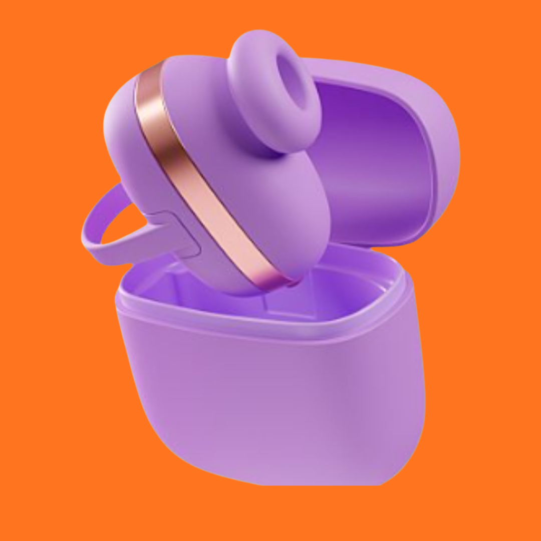 Libi Pod Libertàre — Dedeira Vibratória Recarregável, Compacta e Resistente à Água ( Lilás )