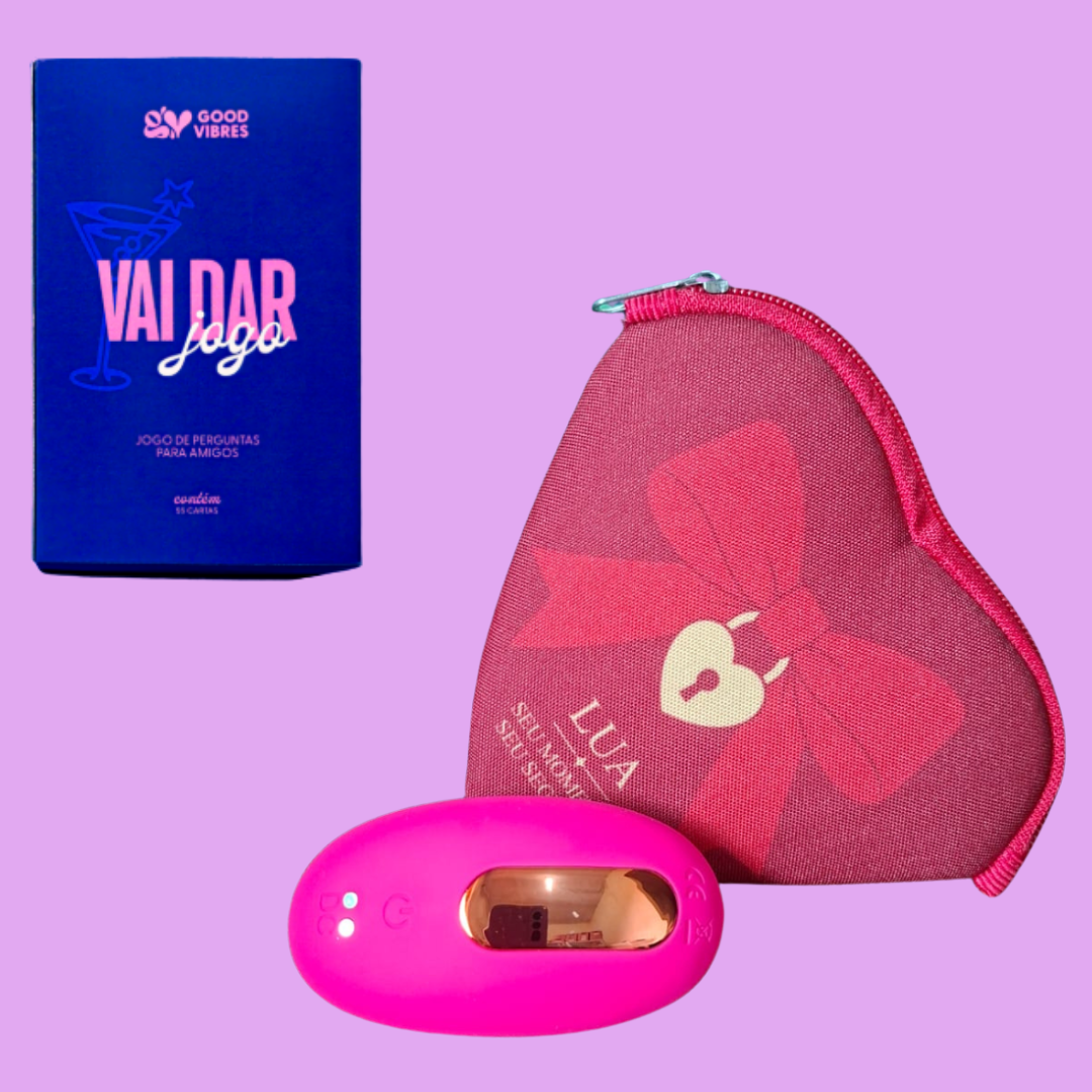 Só Você Tem a Chave — Lua Libertàre + Jogo de Cartas de Presente

Discrição, tecnologia e diversão em um kit especial Libertàre.

Compre o Vibrador de Calcinha Lua Libertàre e ganhe de presente um jogo de cartas com perguntas, desafios e dilemas para transformar encontros entre amigos em momentos de descontração, descobertas e boas risadas.

A Lua foi criada para quem valoriza autonomia, praticidade e liberdade para explorar novas sensações no próprio ritmo. 