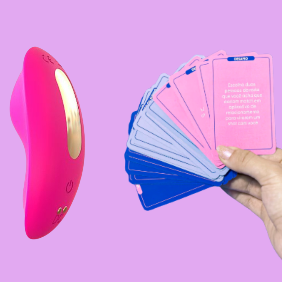 Só Você Tem a Chave — Lua Libertàre + Jogo de Cartas de Presente

Discrição, tecnologia e diversão em um kit especial Libertàre.

Compre o Vibrador de Calcinha Lua Libertàre e ganhe de presente um jogo de cartas com perguntas, desafios e dilemas para transformar encontros entre amigos em momentos de descontração, descobertas e boas risadas.

A Lua foi criada para quem valoriza autonomia, praticidade e liberdade para explorar novas sensações no próprio ritmo. 