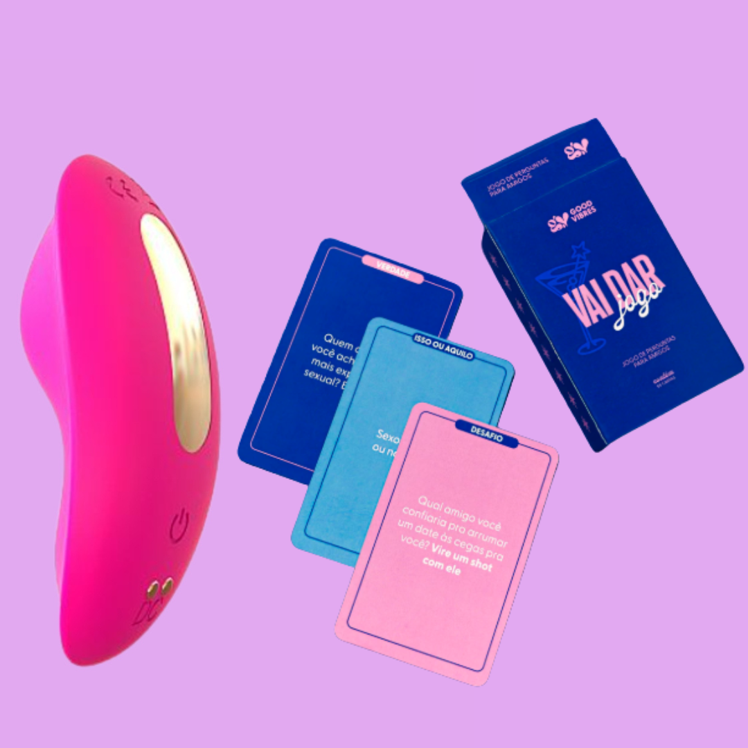 Só Você Tem a Chave — Lua Libertàre + Jogo de Cartas de Presente

Discrição, tecnologia e diversão em um kit especial Libertàre.

Compre o Vibrador de Calcinha Lua Libertàre e ganhe de presente um jogo de cartas com perguntas, desafios e dilemas para transformar encontros entre amigos em momentos de descontração, descobertas e boas risadas.

A Lua foi criada para quem valoriza autonomia, praticidade e liberdade para explorar novas sensações no próprio ritmo. 