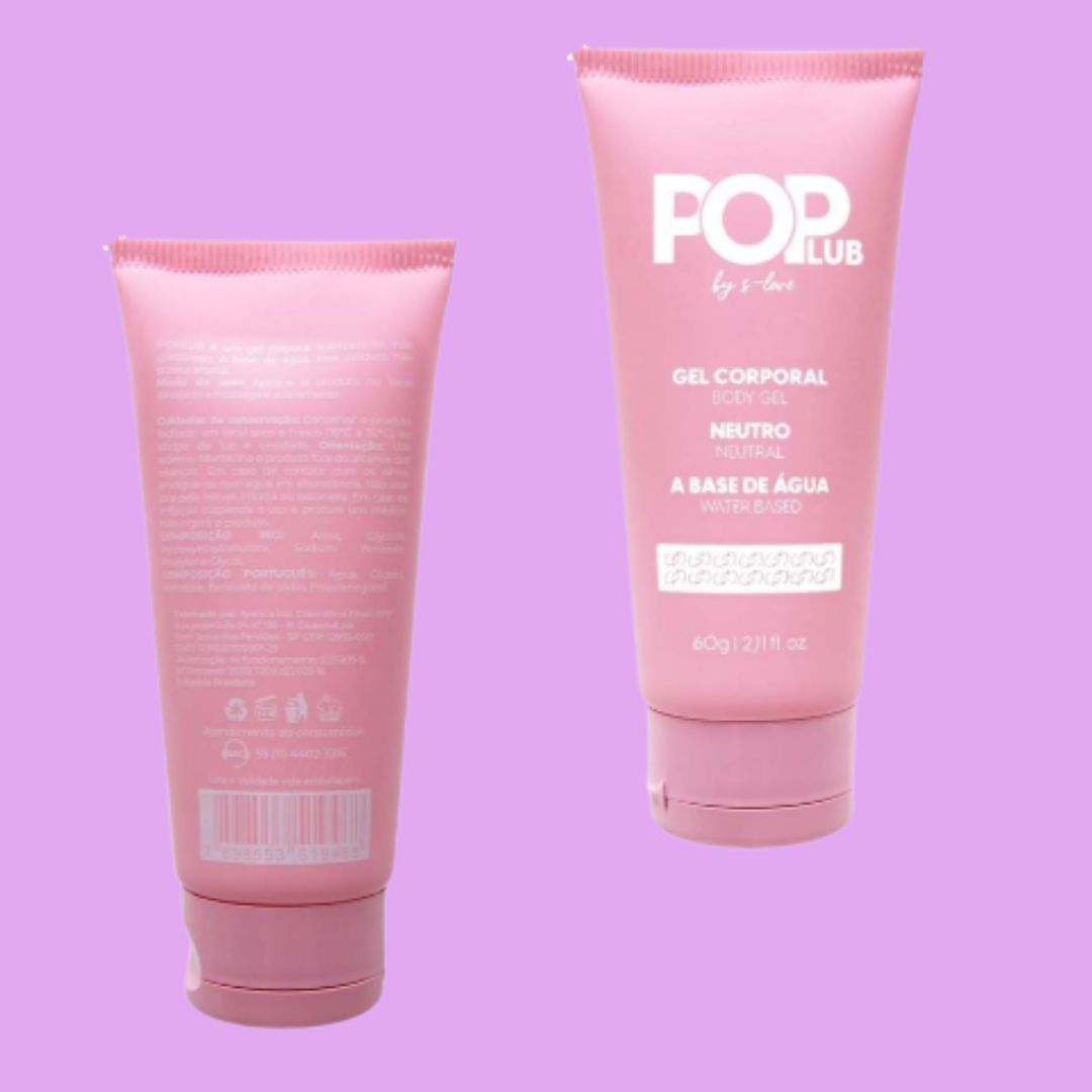Pop Lub Lubrificante Neutro 60G Sensual Love