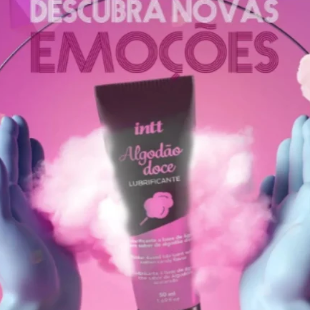 Os lubrificantes a base de água são de extrema importância na vida sexual de qualquer pessoa, seja para aumentar a lubrificação, para diminuir o atrito ou para usar com sex toys.

O lubrificante cria uma película protetora que faz com que os movimentos fiquem mais prazerosos. O lubrificante algodão doce tem composição a base de água e se assemelha a lubrificação natural da mulher, podendo ser usado em todos os momentos do seu dia a dia. O lubrificante tem um delicioso sabor de algodão doce que permite que e