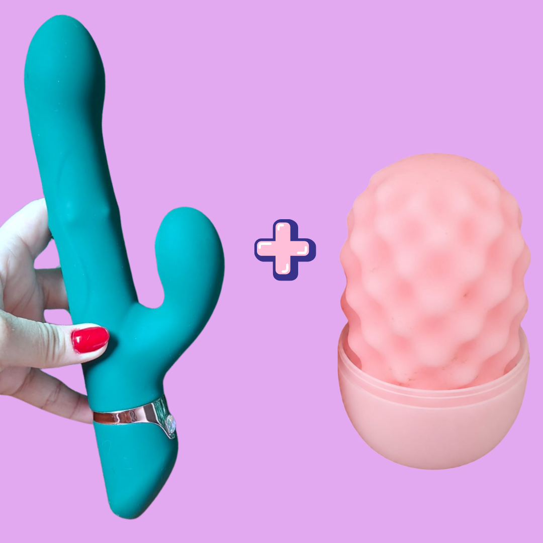 Quatro tecnologias para explorar. Um presente para ampliar as possibilidades de autocuidado.

O Lucas é um vibrador Rabbit 4 em 1 que reúne vai e vem automático, esferas internas em movimento, vibração e Power Touch com efeito de dedilhar.

Com 10 modos de vai e vem, 10 modos de vibração e 10 modos de tapping, oferece diferentes padrões de movimento e contato em um único toy.

E nesta oferta, a experiência acompanha um presente especial:

🎁 Na compra do Lucas, você ganha 1 Masturbador Core Super Egg. 